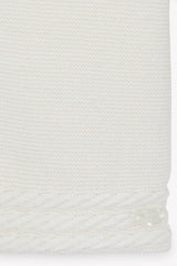 Coat - Ecru Mottled Cable-Knit