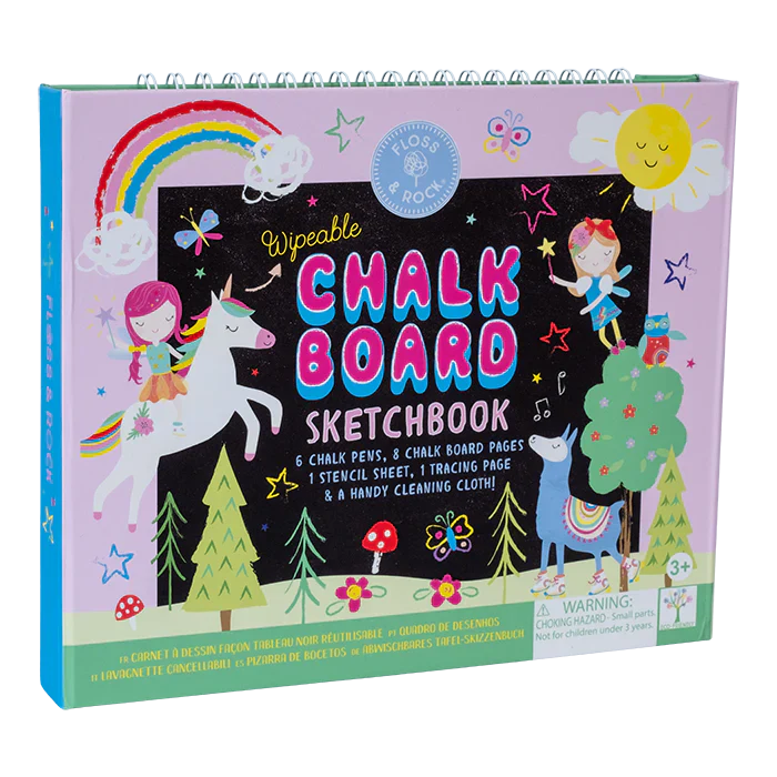 Chalkboard Sketchbook - Rainbow