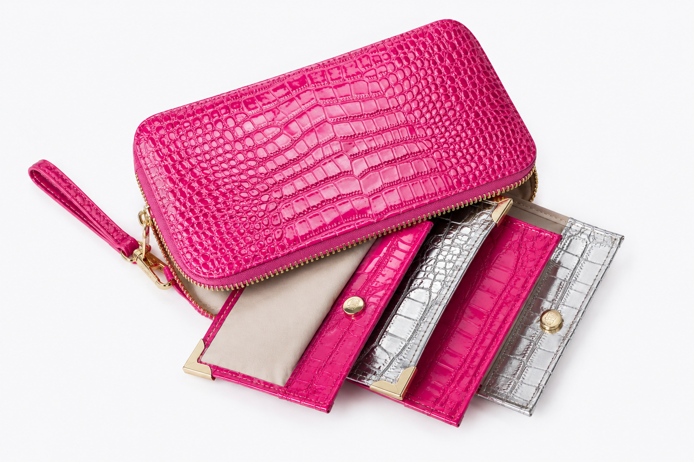 Small Jewelry Pouch - Pink