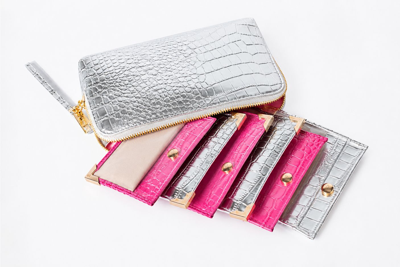 Medium Jewelry Pouch - Silver