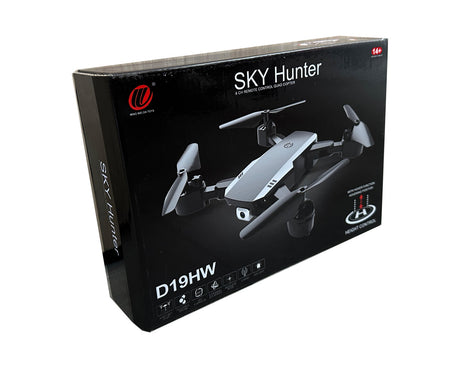 Remote Control Drone Black– Rechargeable 3.7V Battery Included, 3*AA Not Included, No Camera