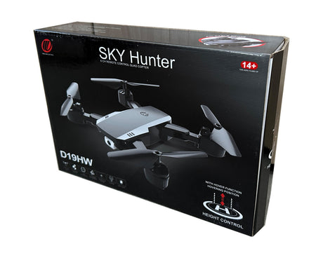 Remote Control Drone Black– Rechargeable 3.7V Battery Included, 3*AA Not Included, No Camera