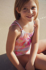 Girls Swimsuit - Rose Multi Color