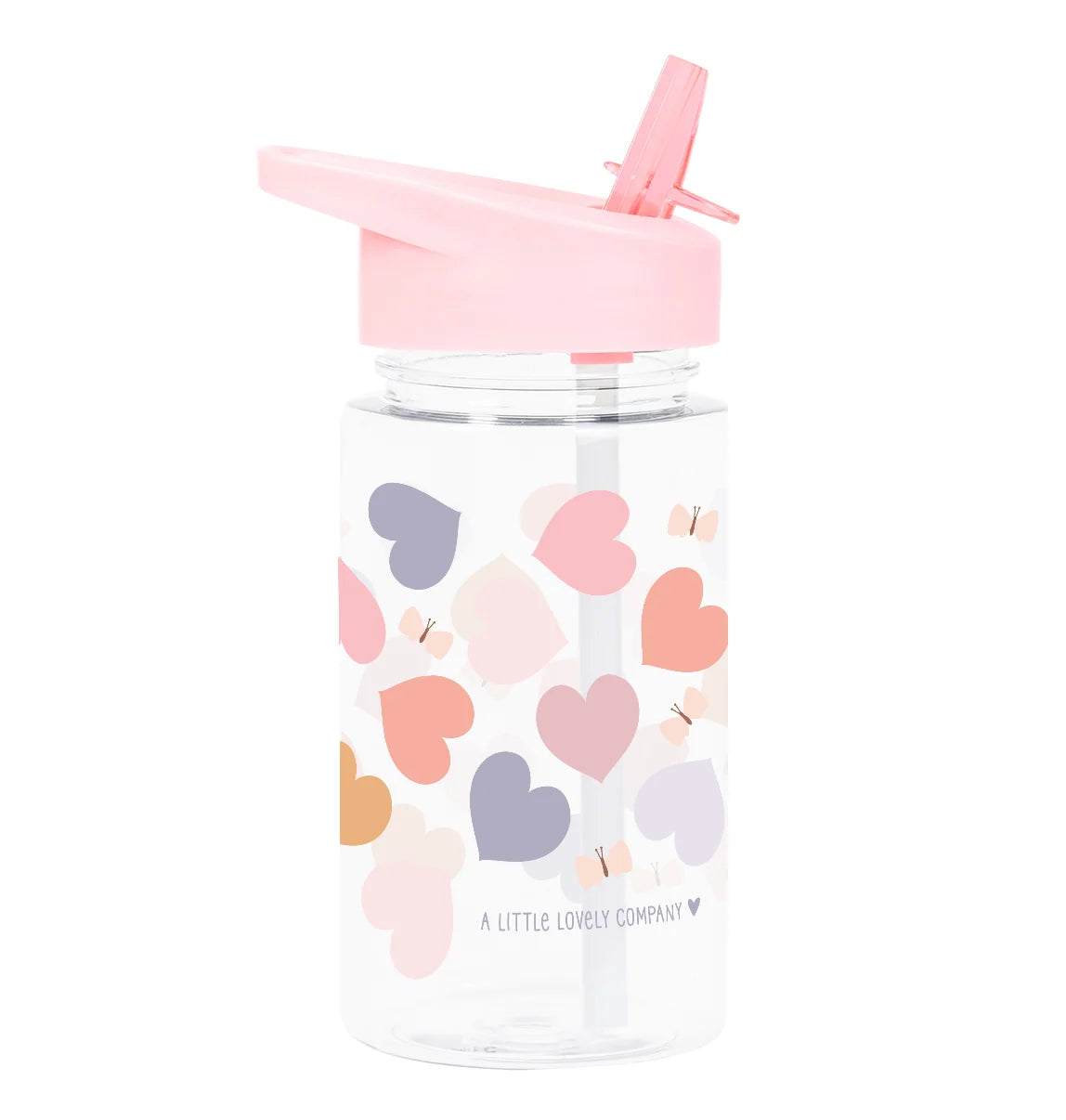 Tritan Water Bottle - 450ml - Hearts