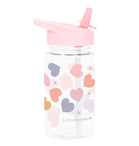 Tritan Water Bottle - 450ml - Hearts