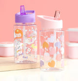 Tritan Water Bottle - 450ml - Hearts