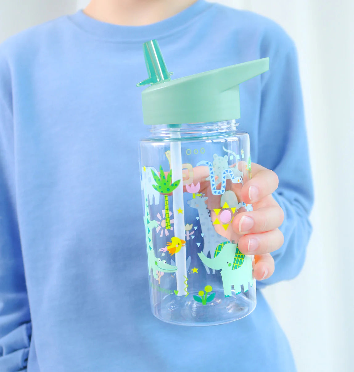 Tritan Water Bottle - 450ml - Jungle