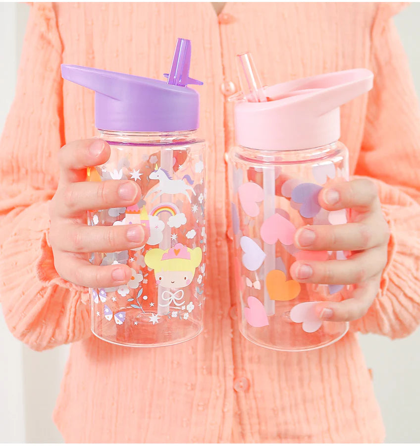 Tritan Water Bottle - 450ml - Princesses