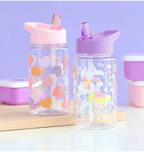 Tritan Water Bottle - 450ml - Princesses