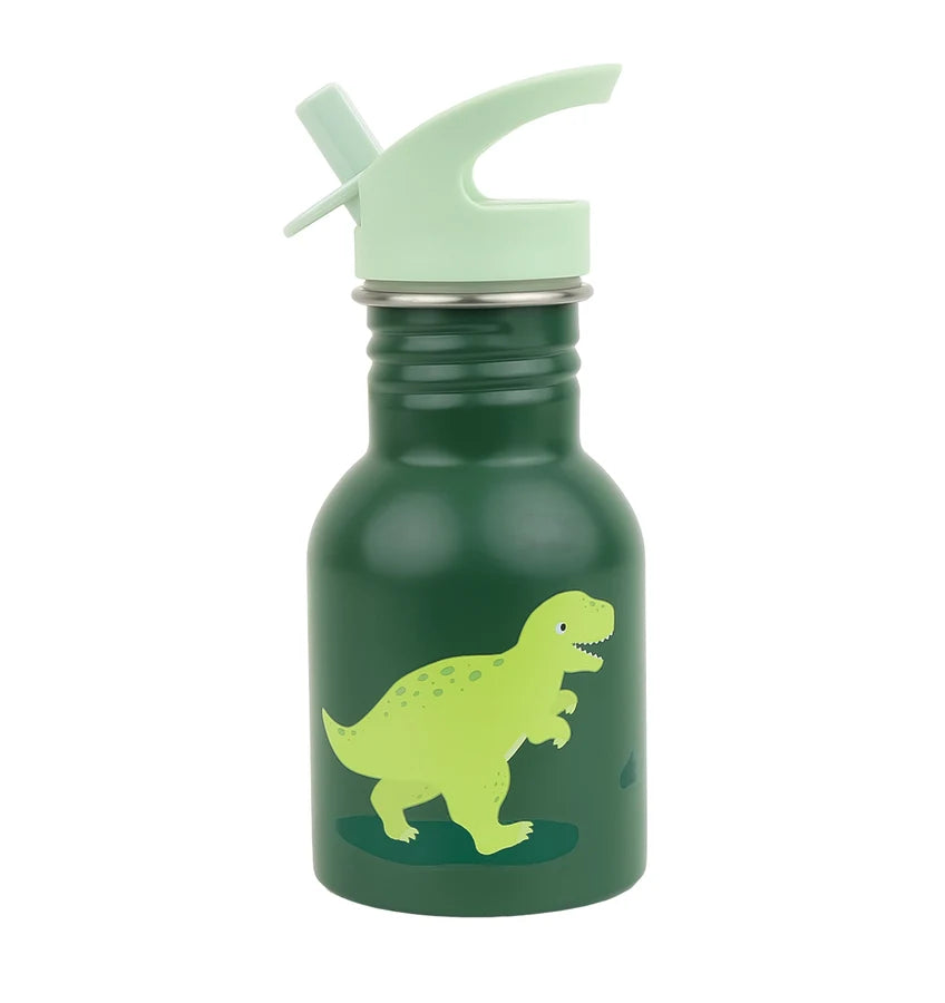 Stainless Steel Drinking Bottle (350ml) - Dinosaur