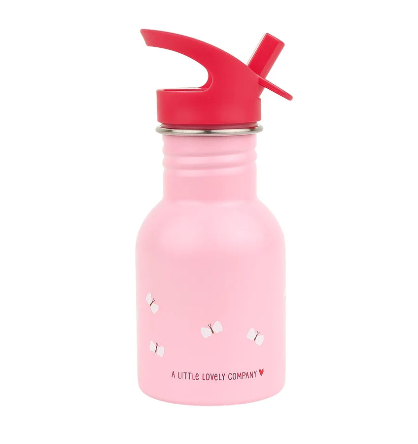 Stainless Steel Drinking Bottle (350ml) - Happy Cherries