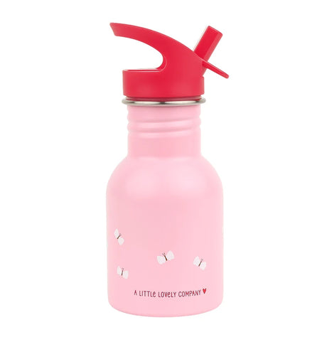 Stainless Steel Drinking Bottle (350ml) - Happy Cherries