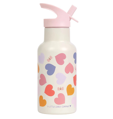 Stainless Steel Drink Bottle (350Ml) - Hearts