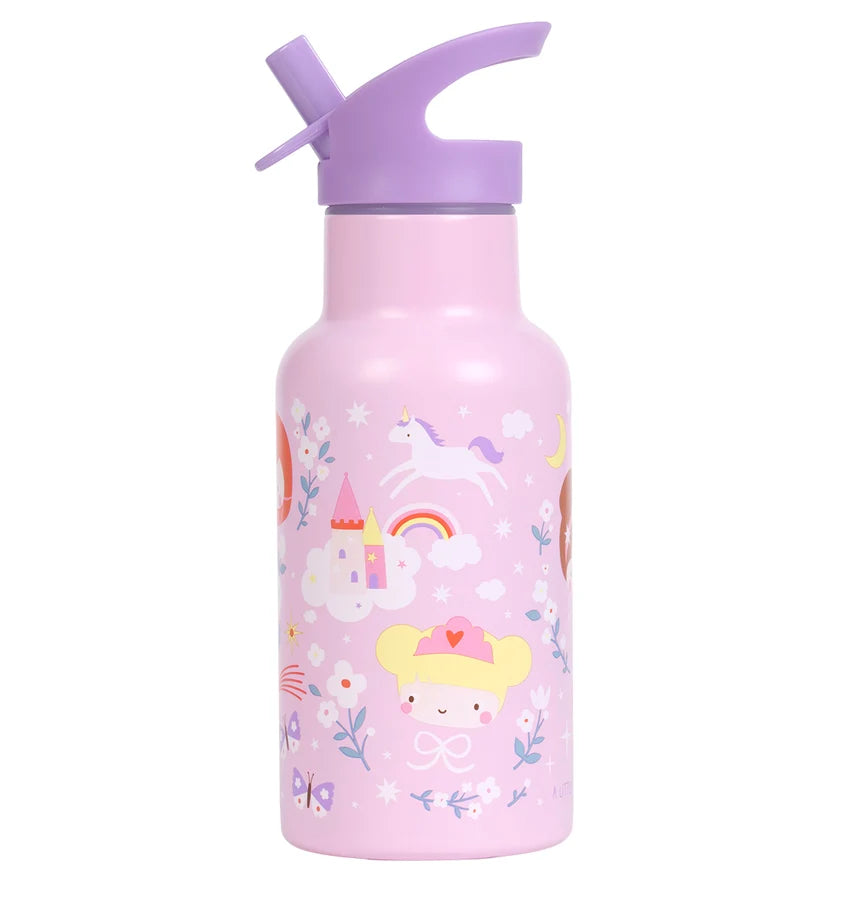 Stainless Steel Drink Bottle (350Ml) - Princesses
