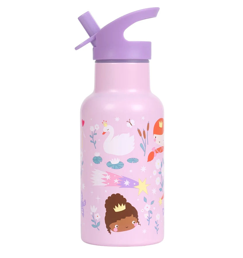 Stainless Steel Drink Bottle (350Ml) - Princesses