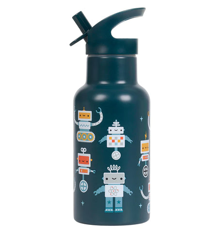 Stainless Steel Drink Bottle (350Ml) - Robots