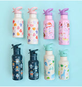 Stainless Steel Drink Bottle (350Ml) - Robots