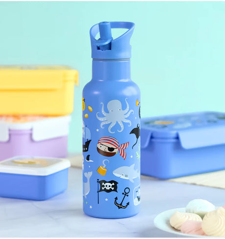 Stainless Steel Water Bottle 500ml - Pirates