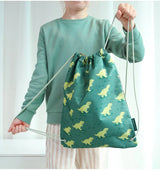 Drawstring bag - Dinosaur