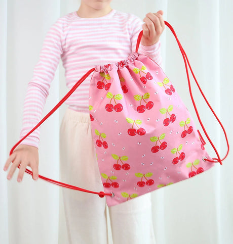 Drawstring Bag - Happy Cherries