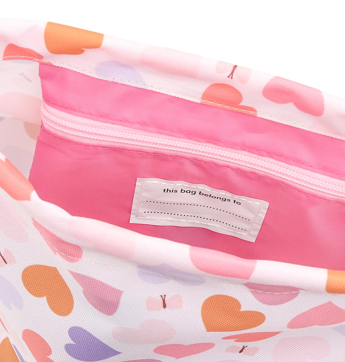 Drawstring bag - Hearts