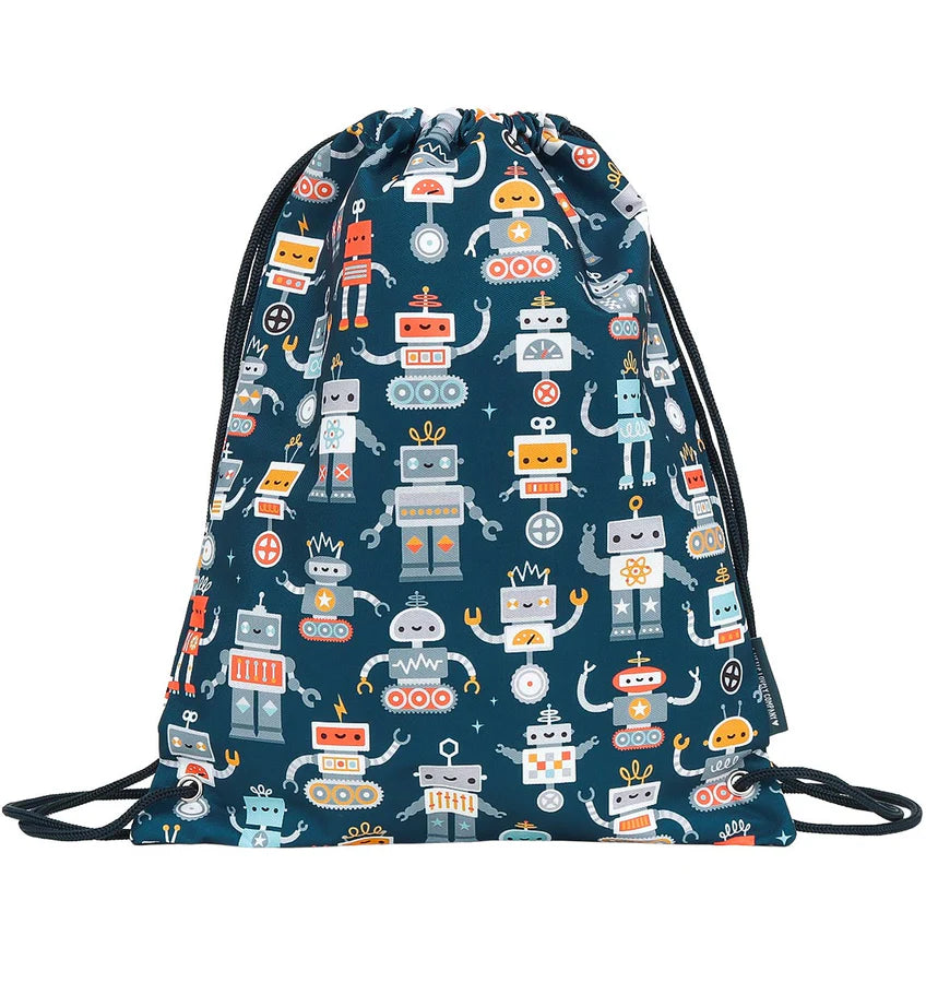 Drawstring Bag - Robots