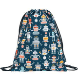 Drawstring Bag - Robots