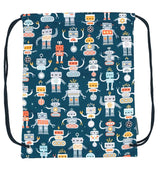 Drawstring Bag - Robots