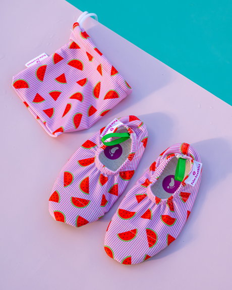 Pack - Goggles & Water Shoes Watermelon