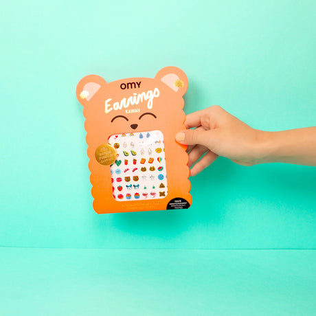 Combo Set Face, Earrings & Nail Stickers - Kawai