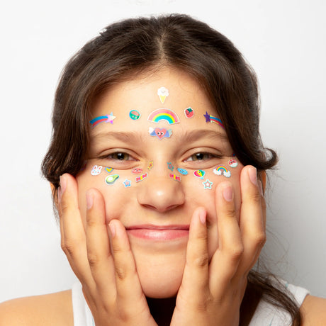 Combo Set Face, Earrings & Nail Stickers - Kawai