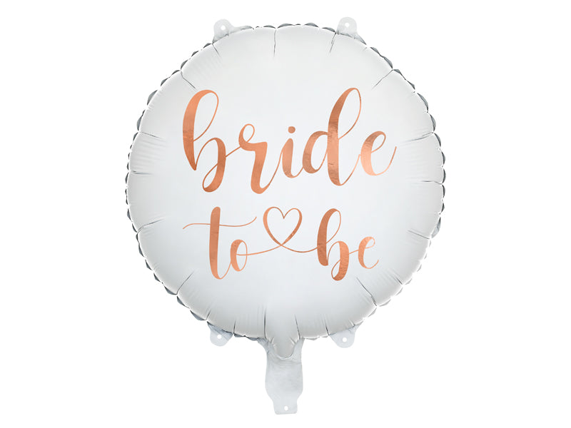 Foil balloon Bride to Be 18" white