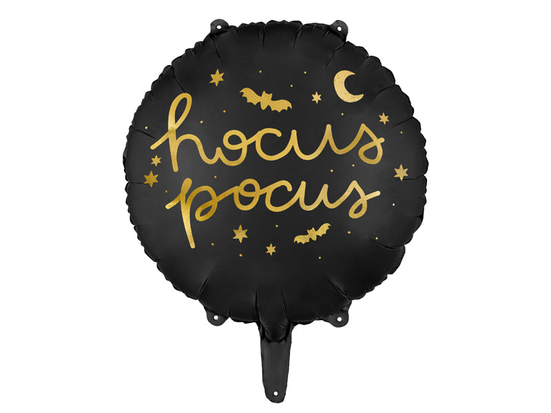 Foil balloon Hocus Pocus, 18", black