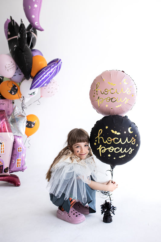Foil balloon Hocus Pocus, 18", black