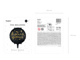 Foil balloon Hocus Pocus, 18", black