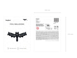 Foil balloon Bat 14"