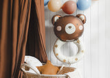 Foil balloon Teddy rattle 35"