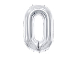 Silver Foil Number Balloon - 86cm