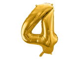 Gold Foil Number Balloon - 86cm
