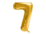 Foil Balloon Number ''7'' - Gold 86cm