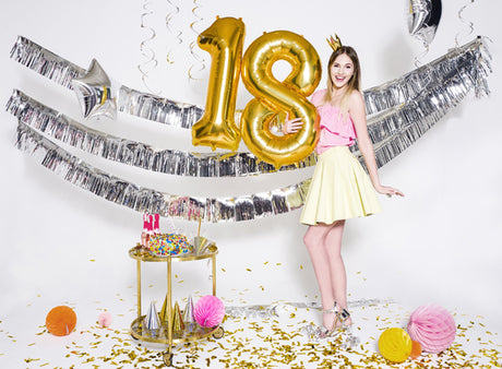 Foil Balloon Number ''8'' - Gold 86cm