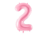 Pink Foil Number Balloon - 86cm