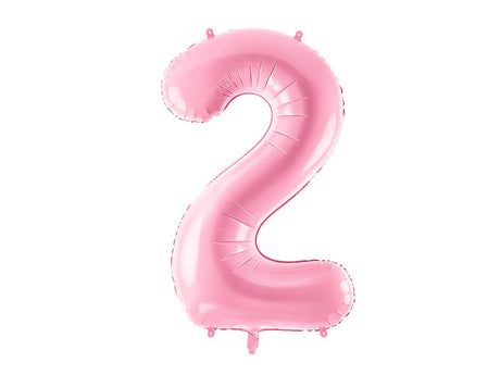 Pink Foil Number Balloon - 86cm