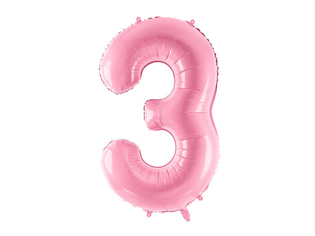 Pink Foil Number Balloon - 86cm