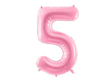 Pink Foil Number Balloon - 86cm