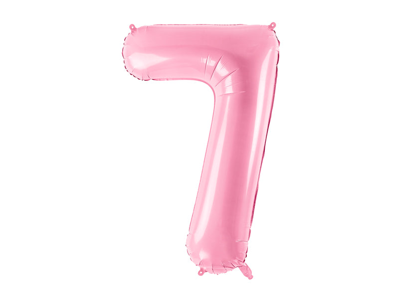 Foil Balloon Number ''7'' - Pink 86cm