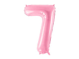 Pink Foil Number Balloon - 86cm