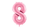 Pink Foil Number Balloon - 86cm
