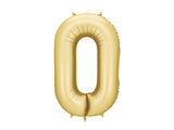 Matte Gold Foil Number Balloon - 86cm