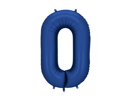 Navy Foil Number Balloon - 86cm